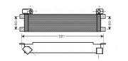RT3289 Olejový chladič, motorový olej AVA QUALITY COOLING