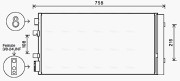 RTA5483D Kondenzátor, klimatizace AVA QUALITY COOLING