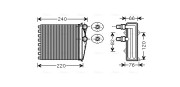 RT6380 Výměník tepla, vnitřní vytápění AVA QUALITY COOLING