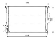 RTA2477 Chladič, chlazení motoru AVA QUALITY COOLING