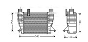 RTA4338 Chladič turba AVA QUALITY COOLING