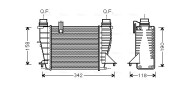 RTA4553 Chladič turba AVA QUALITY COOLING