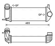 RTA4615 Chladič turba AVA QUALITY COOLING