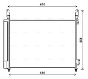 RTA5466D Kondenzátor, klimatizace AVA QUALITY COOLING