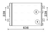 RTA5467D Kondenzátor, klimatizace AVA QUALITY COOLING