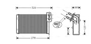 RTA6099 Výměník tepla, vnitřní vytápění AVA QUALITY COOLING