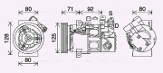 RTK636 Kompresor, klimatizace AVA QUALITY COOLING