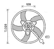 SA7024 Větrák, chlazení motoru AVA QUALITY COOLING