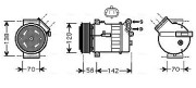 SBAK067 Kompresor, klimatizace AVA QUALITY COOLING