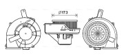 ST8046 Elektromotor, vnitřní ventilátor AVA QUALITY COOLING