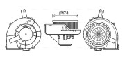 ST8047 Elektromotor, vnitřní ventilátor AVA QUALITY COOLING