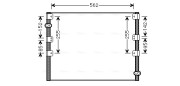 TO5278 Kondenzátor, klimatizace AVA QUALITY COOLING