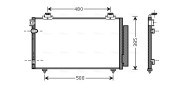 TO5481D Kondenzátor, klimatizace AVA QUALITY COOLING