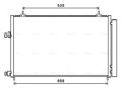 TO5679D Kondenzátor, klimatizace AVA QUALITY COOLING