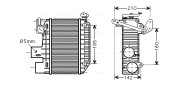 TOA4365 Chladič turba AVA QUALITY COOLING