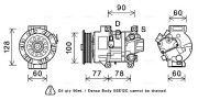 TOAK584 Kompresor, klimatizace AVA QUALITY COOLING