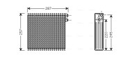 TOV294 Výparník, klimatizace AVA QUALITY COOLING