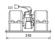 VL8082 vnitřní ventilátor AVA QUALITY COOLING