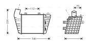 VN4127 Chladič turba AVA QUALITY COOLING