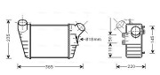 VN4182 Chladič turba AVA QUALITY COOLING