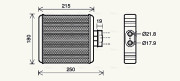 VN6196 Výměník tepla, vnitřní vytápění AVA QUALITY COOLING