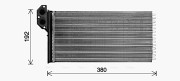 VN6431 Výměník tepla, vnitřní vytápění AVA QUALITY COOLING