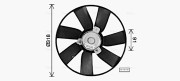 VN7550 Větrák, chlazení motoru AVA QUALITY COOLING