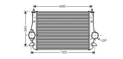 VNA4251 Chladič turba AVA QUALITY COOLING