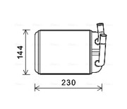 VNA6381 Výměník tepla, vnitřní vytápění AVA QUALITY COOLING