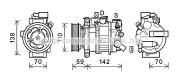 AIK402 Kompresor, klimatizace AVA QUALITY COOLING