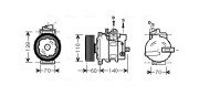 AIK269 Kompresor, klimatizace AVA QUALITY COOLING