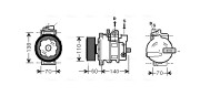 AIK266 Kompresor, klimatizace AVA QUALITY COOLING