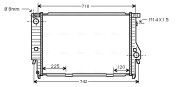 BW2095 Chladič, chlazení motoru AVA QUALITY COOLING