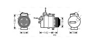 BWK389 Kompresor, klimatizace AVA QUALITY COOLING