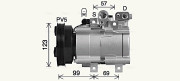 HYK576 Kompresor, klimatizace AVA QUALITY COOLING