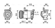 KAK159 Kompresor, klimatizace AVA QUALITY COOLING