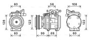 KAK264 Kompresor, klimatizace AVA QUALITY COOLING