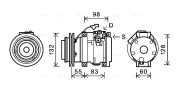 MTK219 Kompresor, klimatizace AVA QUALITY COOLING