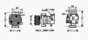 MZK208 Kompresor, klimatizace AVA QUALITY COOLING