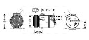 OLK409 Kompresor, klimatizace AVA QUALITY COOLING