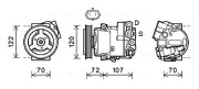 OLK595 Kompresor, klimatizace AVA QUALITY COOLING