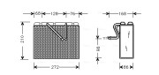 OLV300 Výparník, klimatizace AVA QUALITY COOLING