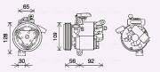 PEK410 Kompresor, klimatizace AVA QUALITY COOLING