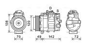 PRK090 Kompresor, klimatizace AVA QUALITY COOLING