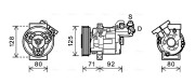 RTK495 Kompresor, klimatizace AVA QUALITY COOLING