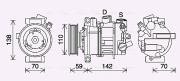 VNK401 Kompresor, klimatizace AVA QUALITY COOLING