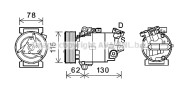 DNK386 Kompresor, klimatizace AVA QUALITY COOLING