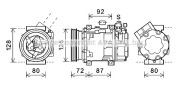 DNK429 Kompresor, klimatizace AVA QUALITY COOLING