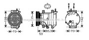 DWK080 Kompresor, klimatizace AVA QUALITY COOLING