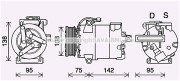 FDK635 Kompresor, klimatizace AVA QUALITY COOLING